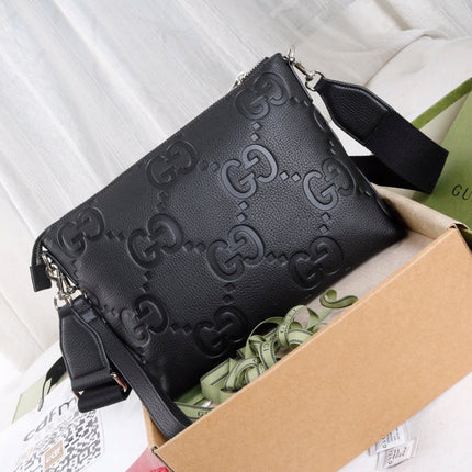 GUCCI 26S CROSSBODY BAG 31 IN BLACK CALFSKIN