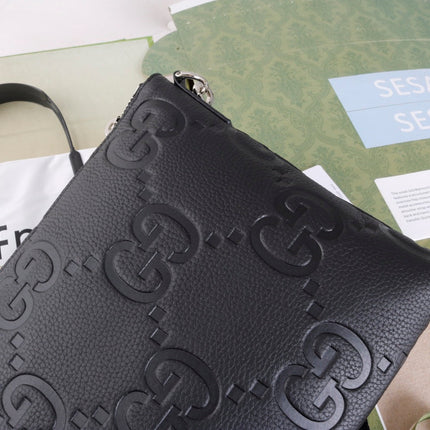 GUCCI 26S CROSSBODY BAG 31 IN BLACK CALFSKIN