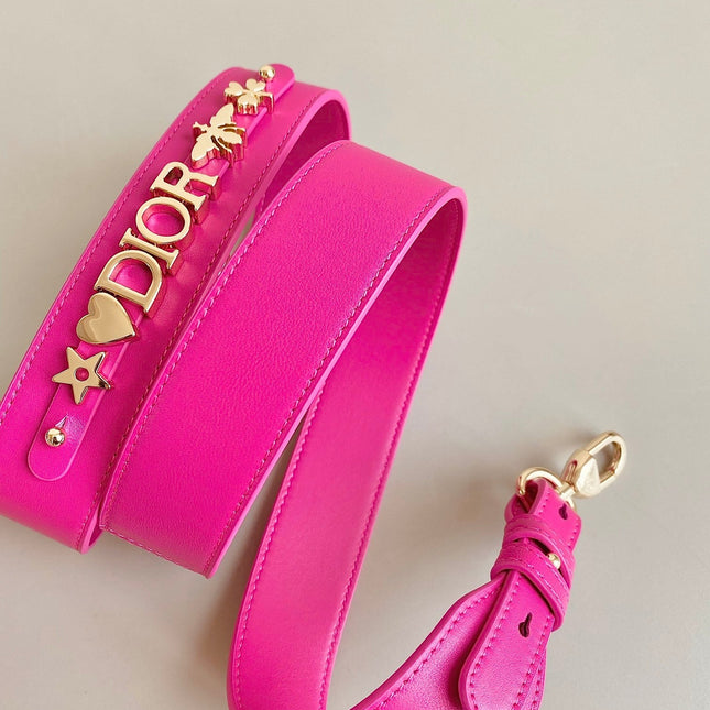 MEDIUM LADY 20 HANDBAG IN HOT PINK LAMBSKIN