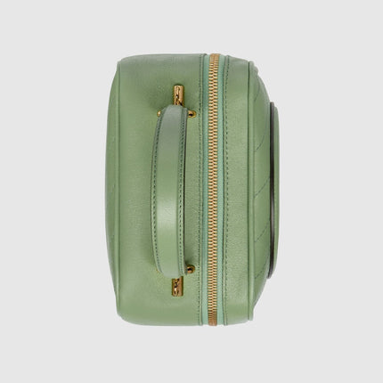 GUCCI 26S TOP HANDLE BAG 17 IN LIGHT GREEN CALFSKIN