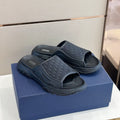 CD H-TOWN SANDAL BLACK JACQUARD