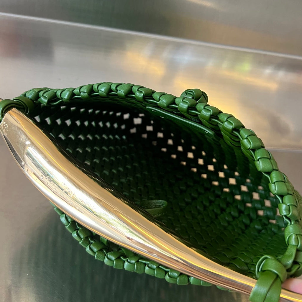 SARDINE 29 BAG IN GREEN LAMBSKIN