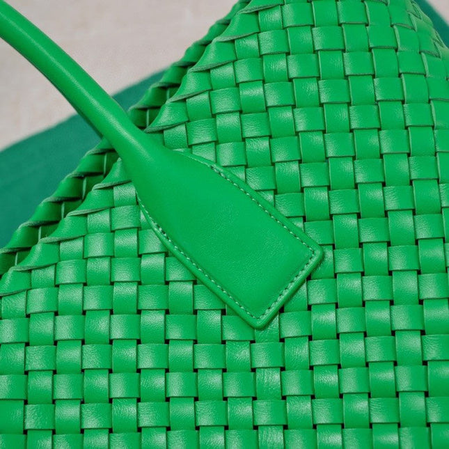 Large Cabat 45cm Green Lambskin Ghw
