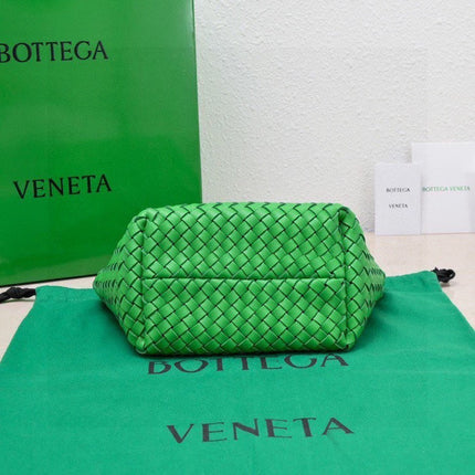 Mini Cabat 20cm Dark Green Lambskin Ghw