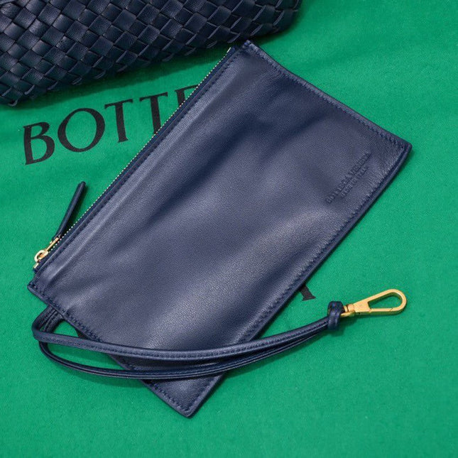 Mini Cabat 20cm Blue Lambskin Ghw
