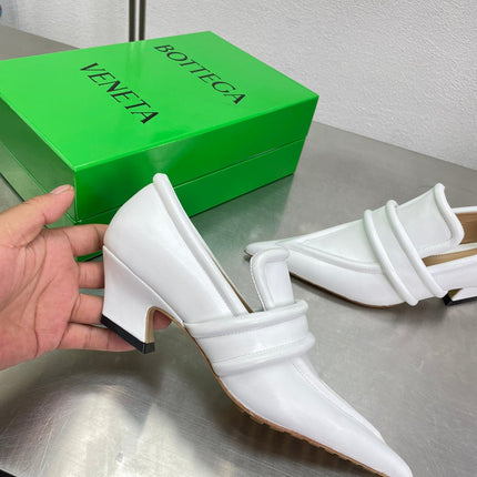 HIGH PUMP 35 MM IN WHITE CALFSKIN