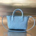 MINI CABAT 20 IN SKY BLUE LAMBSKIN