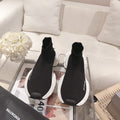BALENCIAGA 25S SPEED TRAINER SNEAKERS 55 MM IN BLACK KNIT STYLE 5
