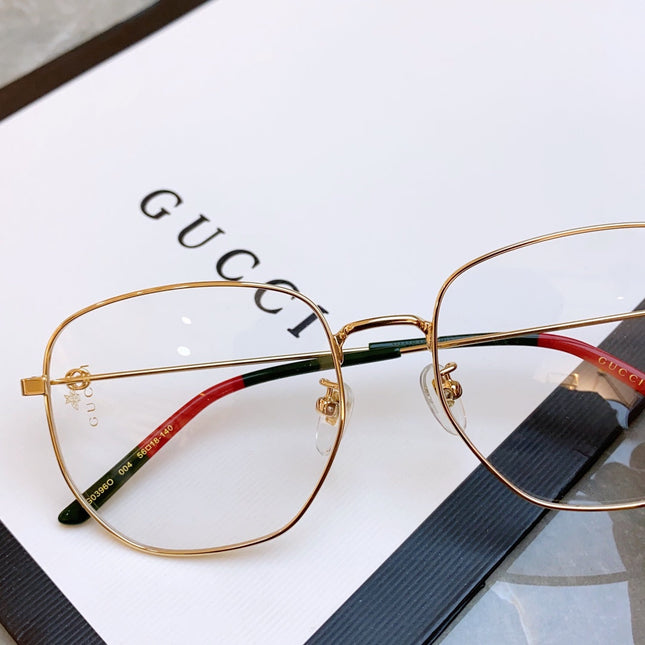 SQUARE FRAME SUNGLASSES GG0396O IN METAL