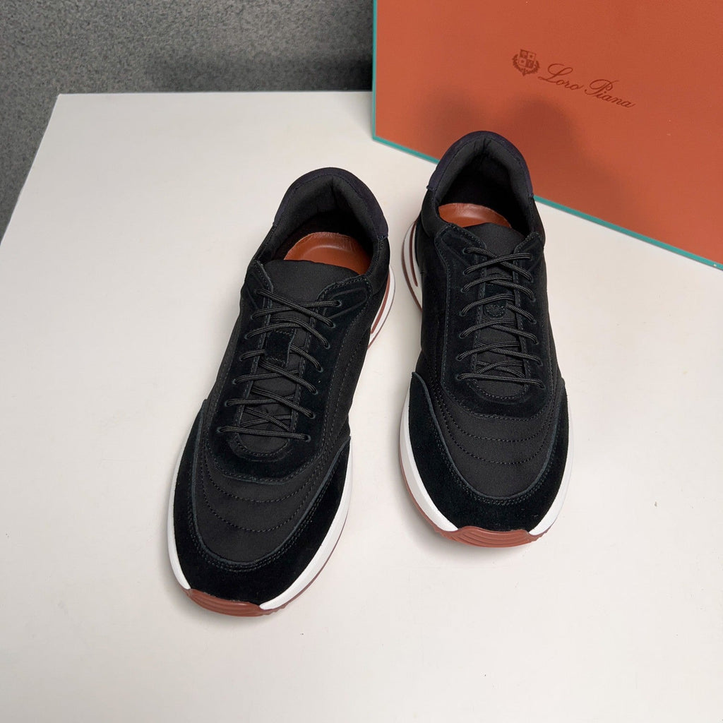 LP WEEKEND WALK SNEAKERS BLACK SUEDE
