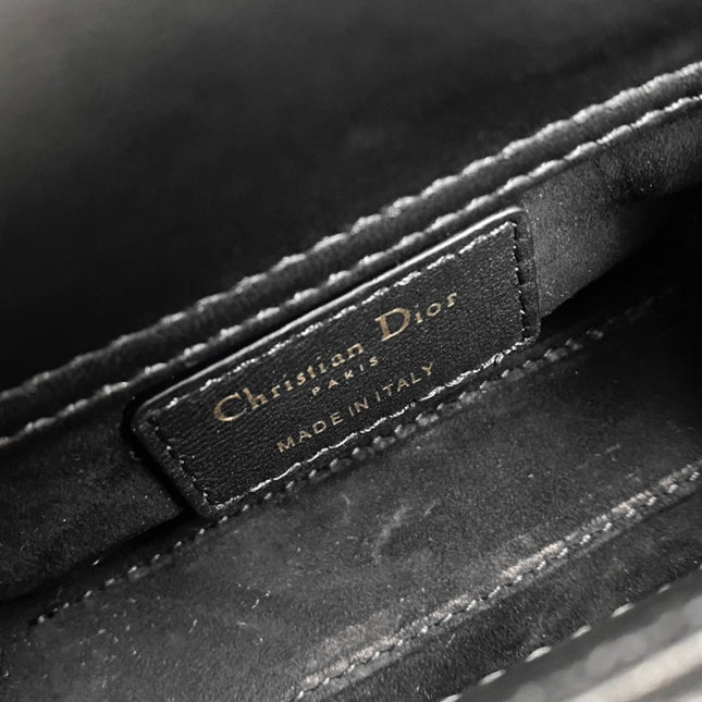 MICRO LADY 12 BAG IN BLACK LAMBSKIN