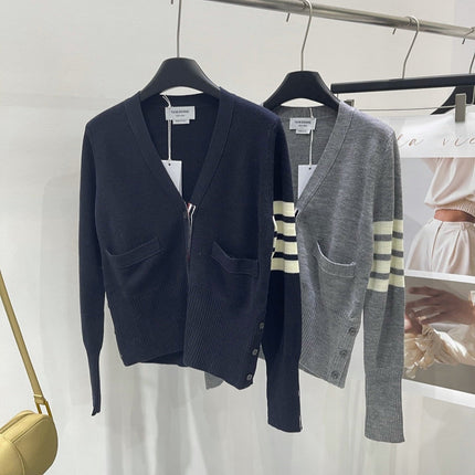 THOM V-NECK WOOL CARDIGAN 169441