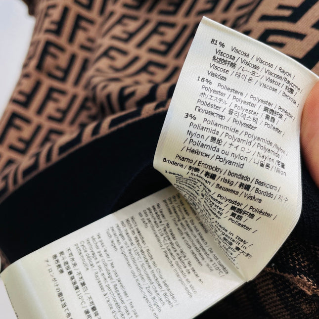 FENDI 26S SHORT SLEEVE KNIT T-SHIRT 126
