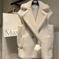 MAX MARA 25S SLEEVELESS TEDDY VEST 00550