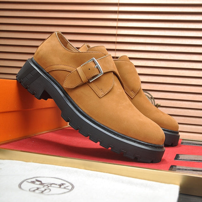 HM MONK STRAP BRONZE SUEDE