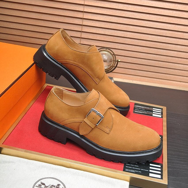HM MONK STRAP BRONZE SUEDE