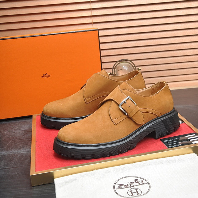 HM MONK STRAP BRONZE SUEDE