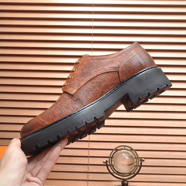 HM DANIEL TRAMPING SHOE BRONZE WRINKLE CALFSKIN