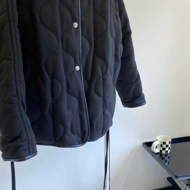 HERMES 25S REVERSIBLE SHORT COTTON COAT 129