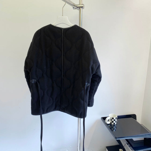 HERMES 25S REVERSIBLE SHORT COTTON COAT 129