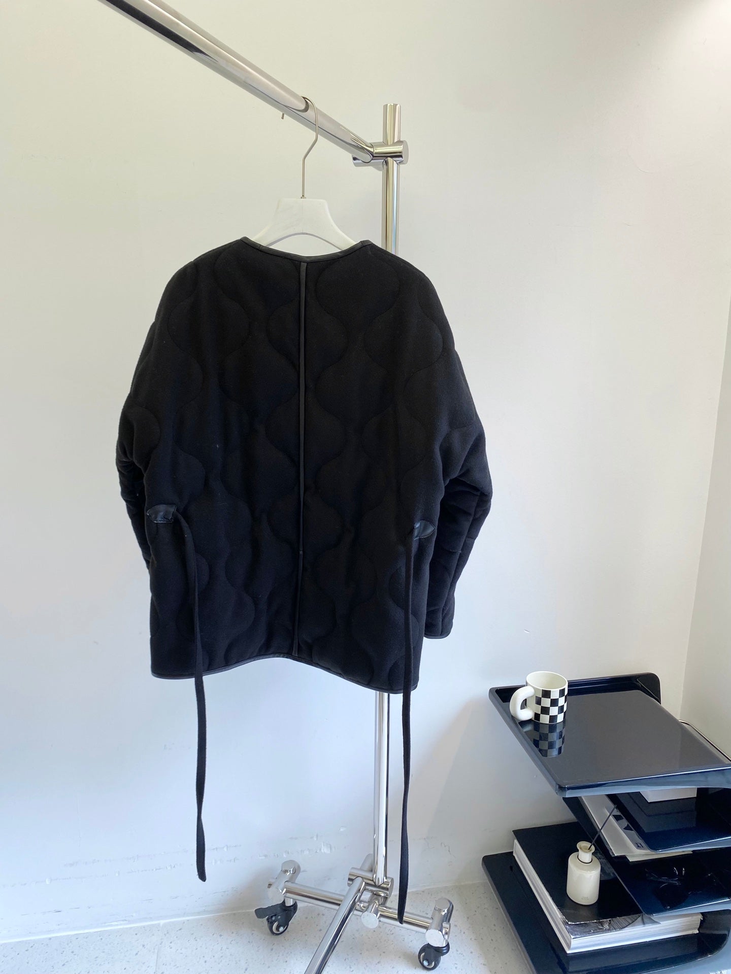 HERMES 25S REVERSIBLE SHORT COTTON COAT 129