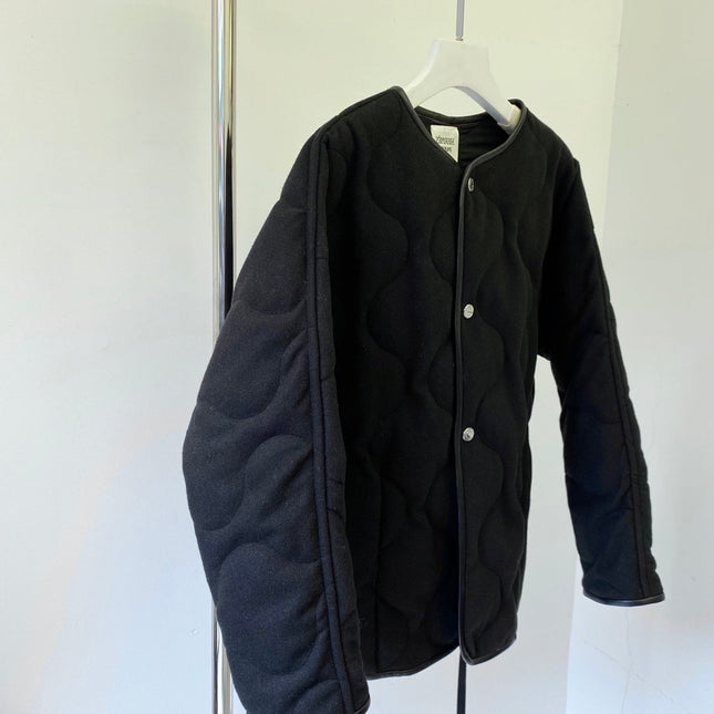 HERMES 25S REVERSIBLE SHORT COTTON COAT 129