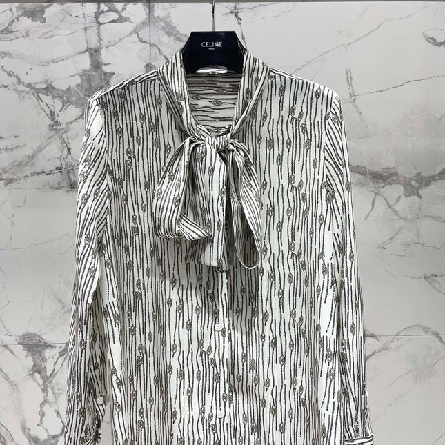 CELINE 26S SILK SHIRT 430