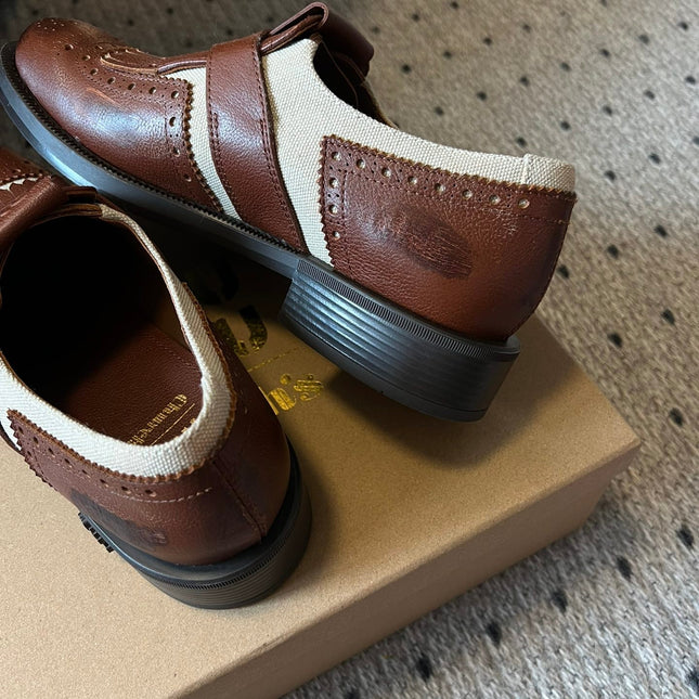 MIUMIU 26S FRINGE BUCKLE LOAFERS IN BROWN CALFSKIN
