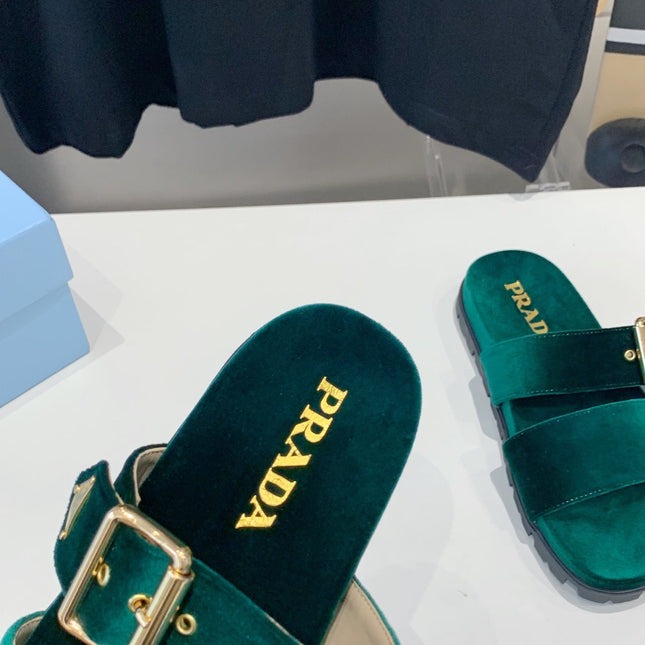 PRA SLIDES SANDALS OCEAN VELVET