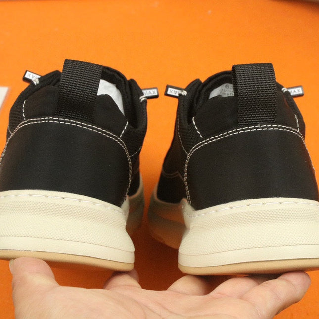 PRA SNEAKER IN BLACK MIX WHITE MESH FABRIC AND SUEDE