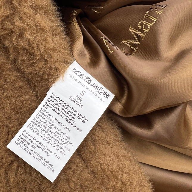 MAXMARA 25S LONG TEDDY COAT STYLE 249