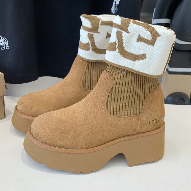 MINI MARTIN BOOTS IN CIDER BROWN SUEDE