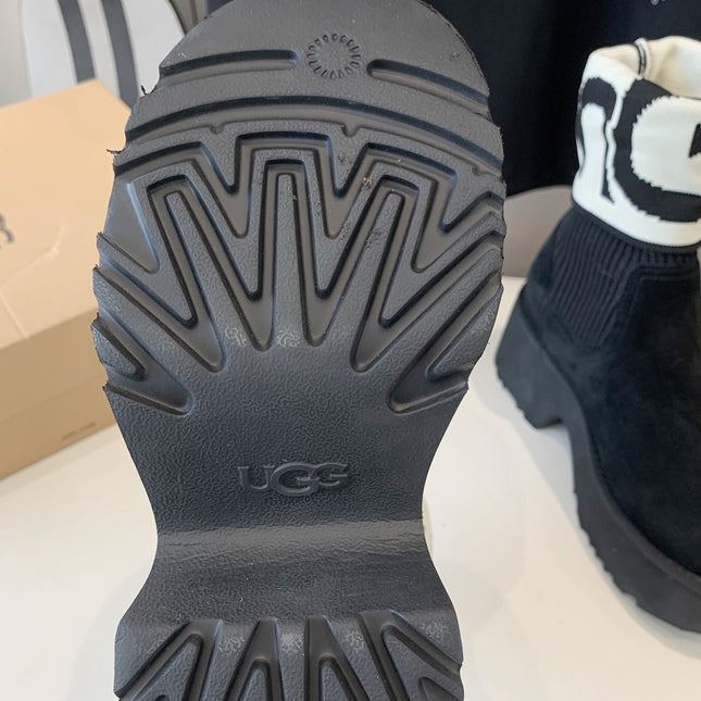 MINI MARTIN BOOTS IN BLACK SUEDE