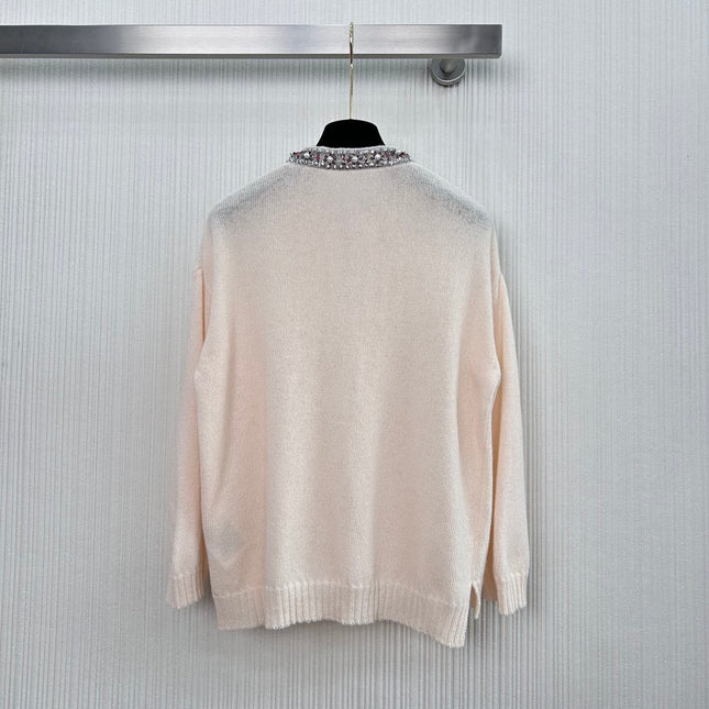 VALENTINO 26S LONG-SLEEVE KNIT SWEATER 446