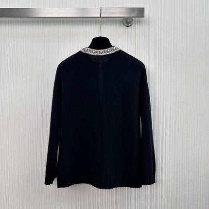 VALENTINO 26S LONG-SLEEVE KNIT SWEATER 445
