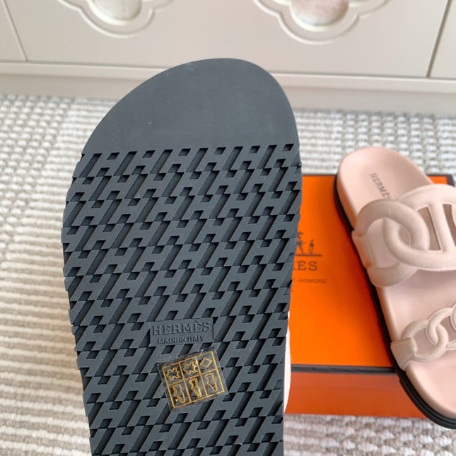HM 26S EXTRA SANDAL IN LIGHT PINK CALFSKIN AND SUEDE