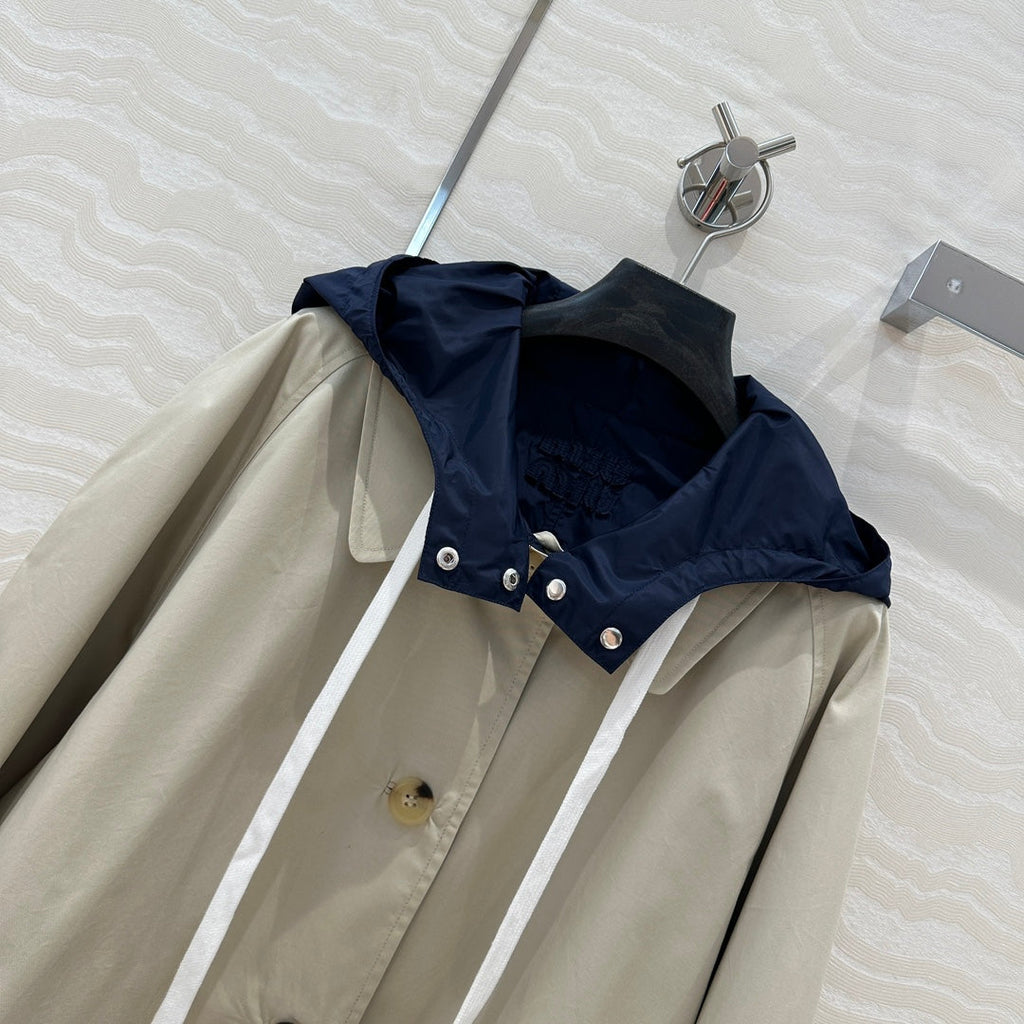 MIUMIU HOODED JACKET 276231