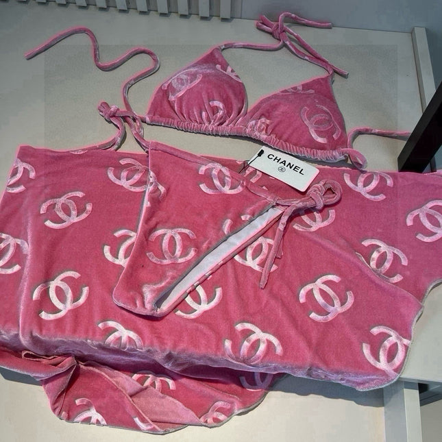 CC BIKINI SWIMSUIT SET IN PINK 624523