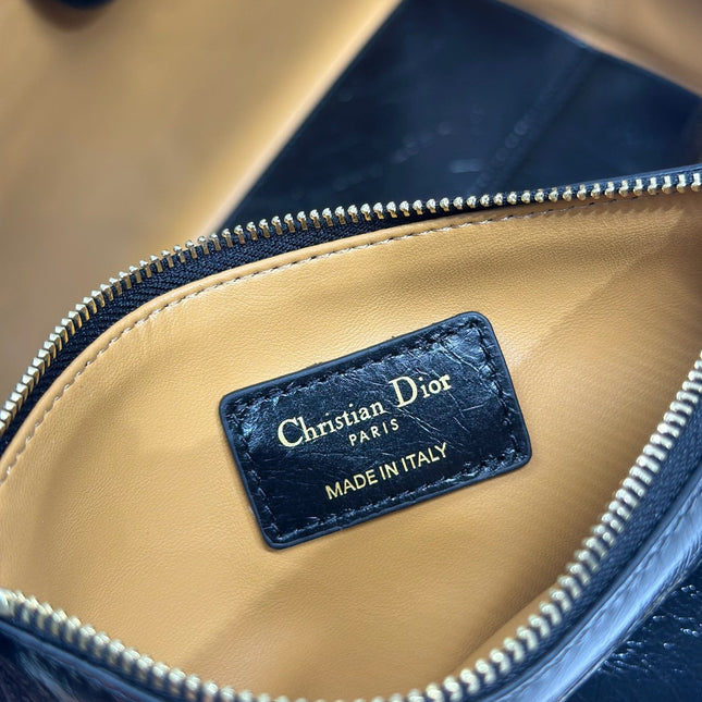 DIOR 26S TOUJOURS BAG 28 IN BLACK CALFSKIN