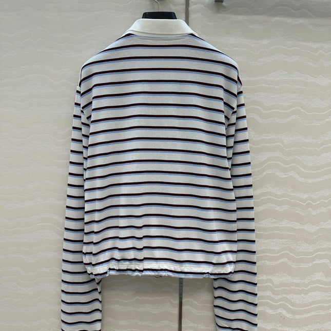 PRADA LONG-SLEEVE POLO SHIRT 270087