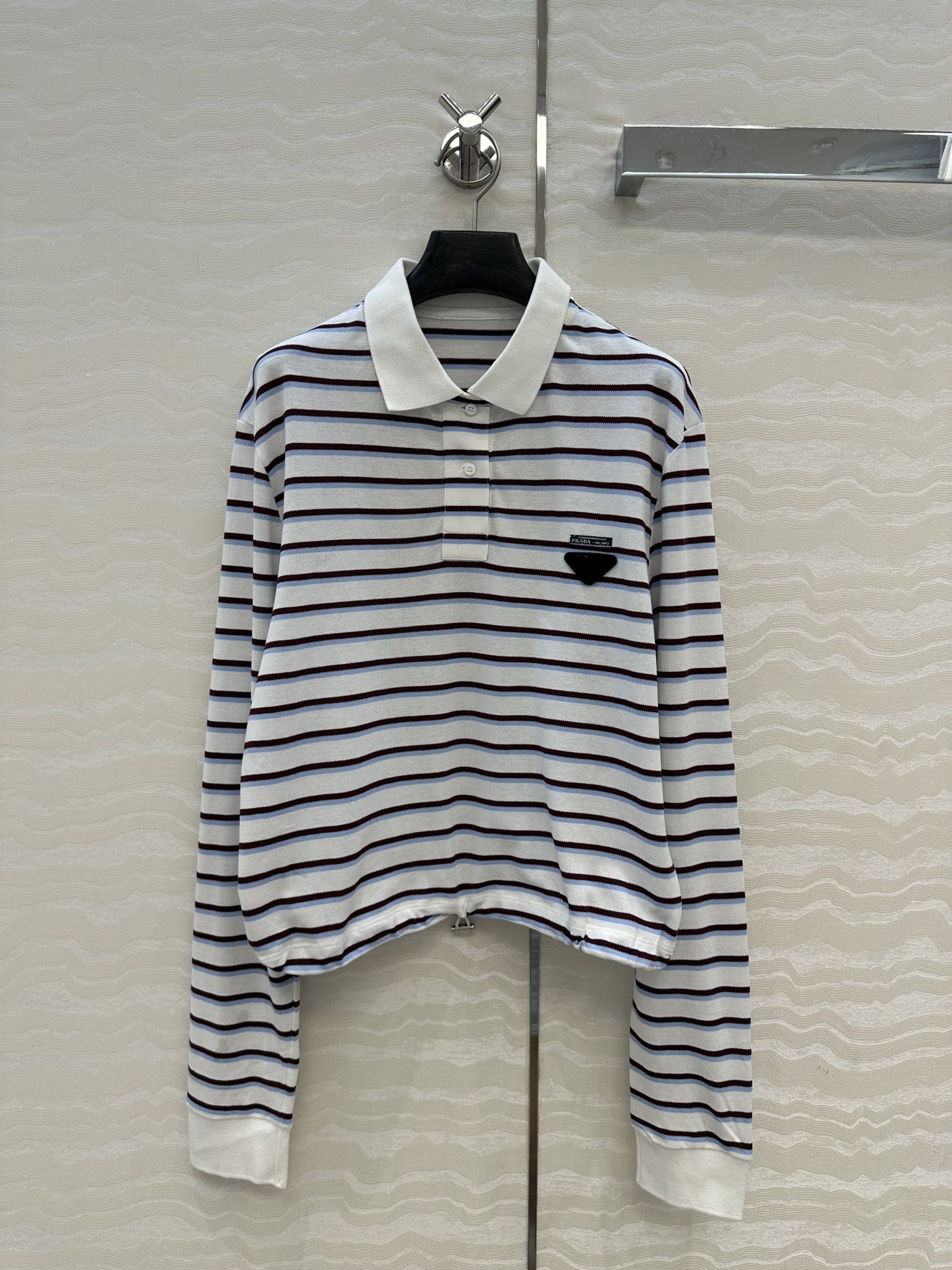 PRADA LONG-SLEEVE POLO SHIRT 270087