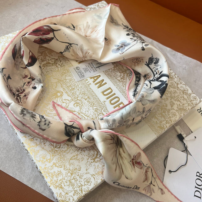 DIOR 26S SCARF 110CM IN SILK 262833