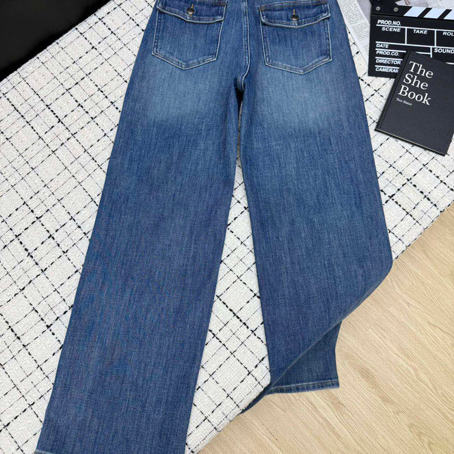 PRADA 26S TWO-POCKET STRAIGHT-LEG JEANS 587