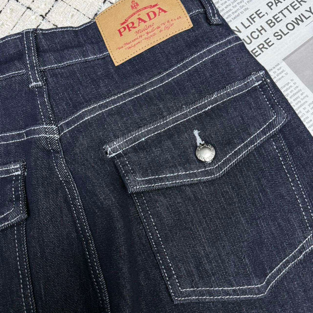 PRADA 26S TWO-POCKET STRAIGHT-LEG JEANS 588