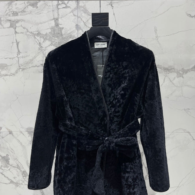 YSL 25S SHEARLING COAT STYLE 230