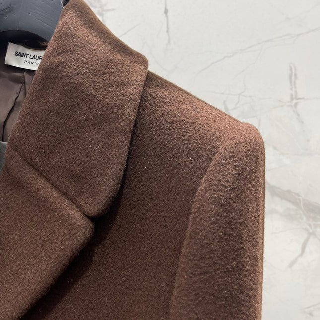 YSL 25S LONG CASHMERE COAT STYLE 30