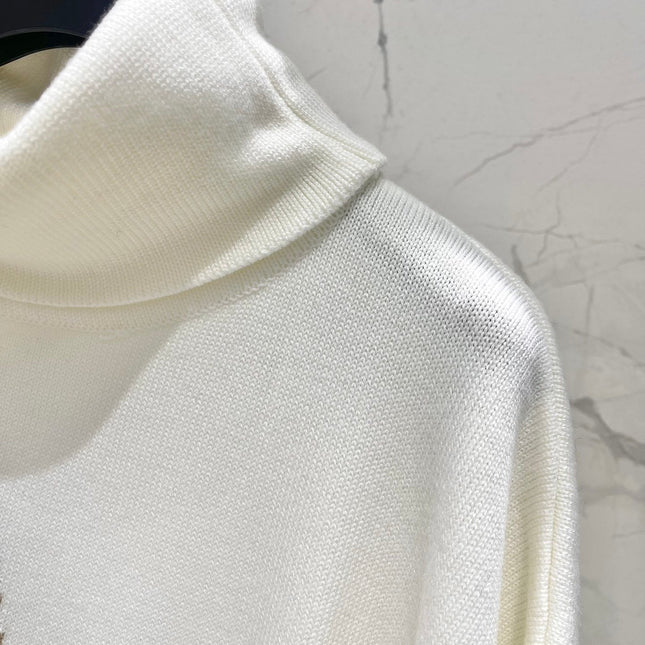 DIOR 25S TURTLENECK PONCHO SWEATER STYLE 383