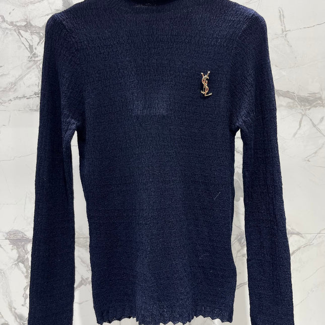 YSL 25S FITTED TURTLENECK SWEATER STYLE 183