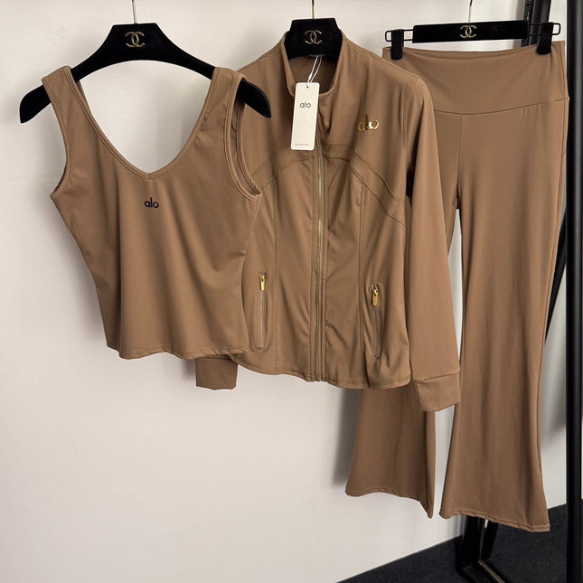 ALO 26S 3-PIECE YOGA SPORTSWEAR SET 335