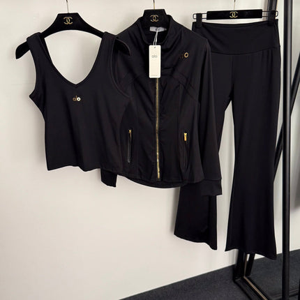 ALO 26S 3-PIECE YOGA SPORTSWEAR SET 338
